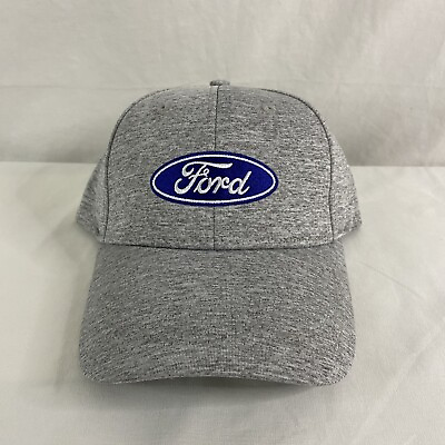 #ad FORD Gray Cap Hat Blue Oval FCM Officially Licensed OSHKOSH 2019 EAA AIR $15.00