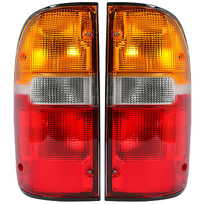 #ad For Toyota Tacoma 1995 2000 Pickup Truck 2WD 4WD Red Amber Tail Light Lamp $51.99