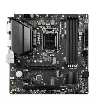 #ad MSI Z390M S01 Motherboard Intel Z390 LGA 1151 DDR4 M.2 Micro ATX DVI I Core DP $99.00