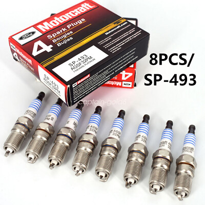 #ad #ad 8pcs MOTORCRAFT SPARK PLUGS SP 493 Platinum AGSF32PM For Ford 4.6L 5.4L V8 SP493 $19.99