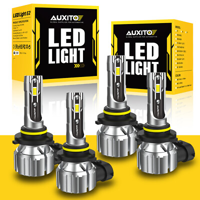 #ad CANBUS AUXITO E2 9005 9006 LED Headlight Bulbs Headlamp Kit Cool White 60000LM 4 $35.99