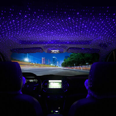 USB Car Accessories Interior Atmosphere Star Sky Lamp Ambient Night Lights US $6.64