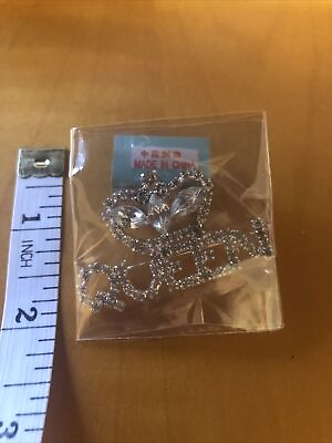 #ad Rhinestone Queen Pageant Pin $18.00
