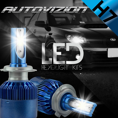 #ad Pair CREE COB H7 388W 38800LM Car LED Headlight Bulbs Conversion kit 6500K New $19.39