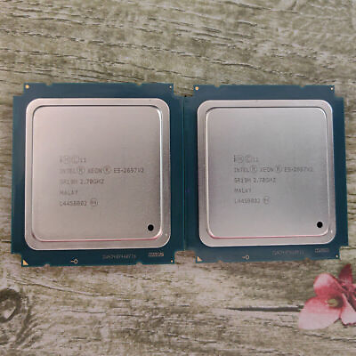 #ad Matched Pair Intel Xeon E5 2697 V2 E5 2690 V2 E5 2680 V2 E5 2670 V2 LGA2011 CPU $44.64