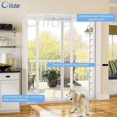#ad #ad Smart Automatic Residential Door Slider with RFID Pet Collar Sensor Tags $399.99