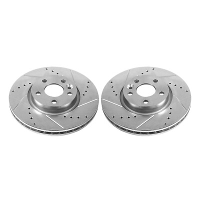 #ad EBR1000XPR Powerstop 2 Wheel Set Brake Discs Front FWD for Volvo S60 Land Rover $250.33