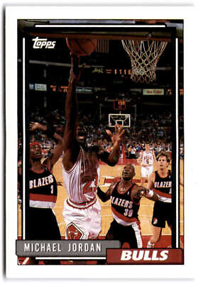 #ad #ad 1992 93 Topps #141 MICHAEL JORDAN Chicago Bulls Basketball $7.99