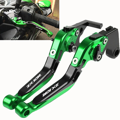 #ad For Kawasaki ZX10R 2004 2020 Folding Extendable Adjustable Brake Clutch Levers GBP 29.99