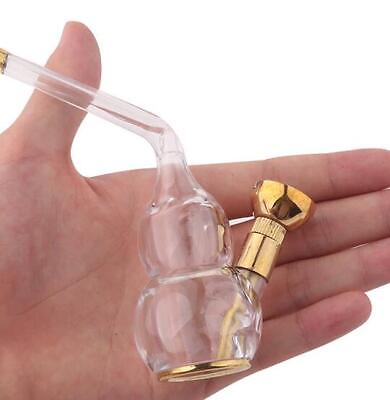 #ad Water Smoke Bottle transparent Water Smoke Pipe portable Smoke Rod Filter Pipe AU $13.25