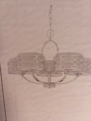 #ad NEW in box NUVO 5 light chandelier #60 4625 $245.00