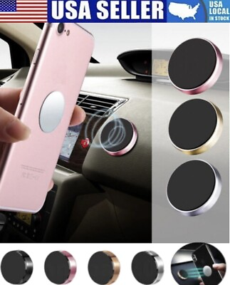 #ad 2× Magnetic Universal Car Mount Holder For Cell Phone Samsung Galaxy iPhone $6.32