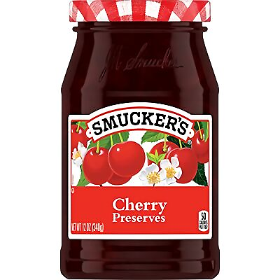 #ad Smucker#x27;s Cherry Preserves 12 Ounces Pack of 6 $32.00