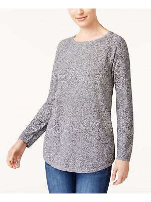 #ad KAREN SCOTT Womens Cotton Long Sleeve Jewel Neck T Shirt $1.69
