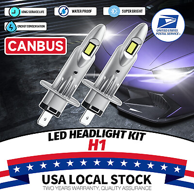 #ad 2x Super Bright H1 LED Headlight Kit CANBUS for Chevrolet Dodge Hyundai INFINITI $18.99