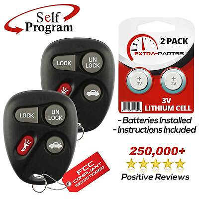 #ad 2 New Replacement Keyless Entry Remote Key Fob Clicker Control for 16245100 29 $19.95