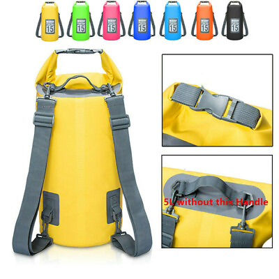 #ad Heavy Duty PVC Water Proof Dry Bag Sack for Kayaking Boating Canoeing Fishing $17.24