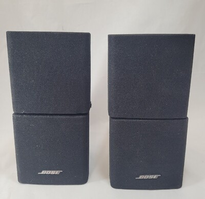 #ad Bose Double Dual Cube Direct Reflect Speakers Lifestyle Acoustimass Surround $85.00