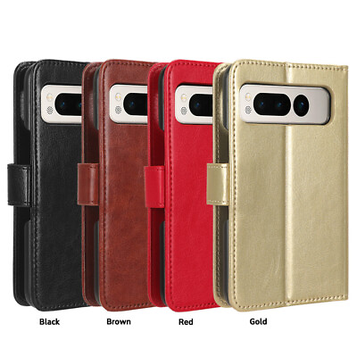 #ad New Shockproof Leather Case Flip Wallet Card Stand Cover For Google Pixel Fold $8.62