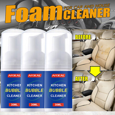 #ad Multi Purpose Foam Cleaner for Deep Cleaning of Car Interior Kitchen Grease 30ML $9.45