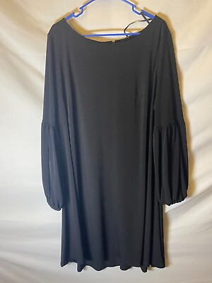 #ad Calvin Klein Womens Plus Size 20W 2X Little Black Dress Classic LBD $29.95