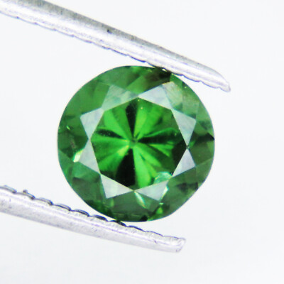 #ad Excellent Colombia Emerald Green 1 Ct Round Shape Loose Gemstones Certified $12.01