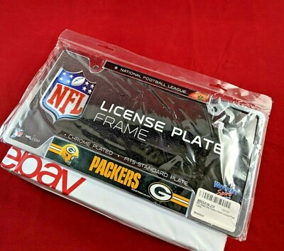 #ad Wincraft NFL Green Bay Packers Metal License Plate Frames BRAND NEW $14.08
