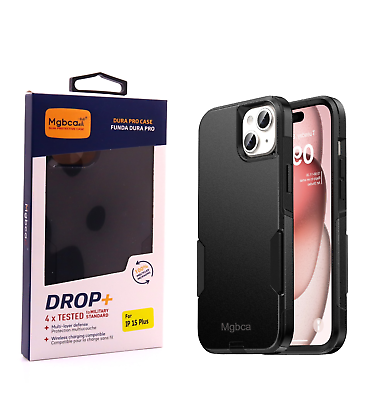 #ad Mgbca Slim Protective Dura Pro Drop Case for iPhone 15 Plus Shock absorbed Cover $19.95