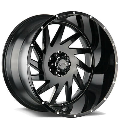 4ea 24quot; Off Road Monster Wheels M12 Gloss Black Rims S41 $2189.00