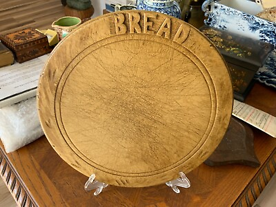 #ad English Victorian Wooden Bread Board C1890 $158.00