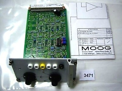 #ad Moog Control Panel D122F022 A015 $550.00