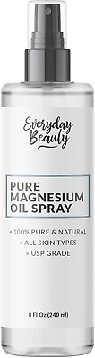 #ad Pure Magnesium Oil Spray 100% Pure amp; Natural USP Grade Magnesium 8 Fl Oz $14.99