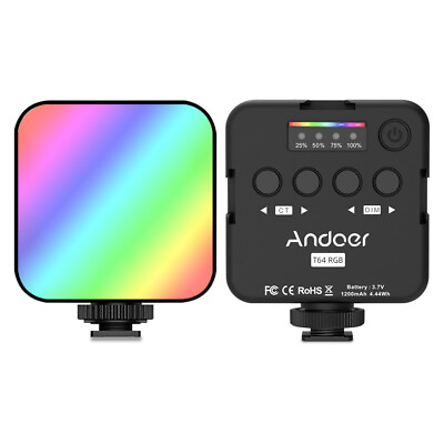 #ad ANDOER Pocket Led Light Video Lamp RGB Photography Light for Live Streaming C7W7 $17.92
