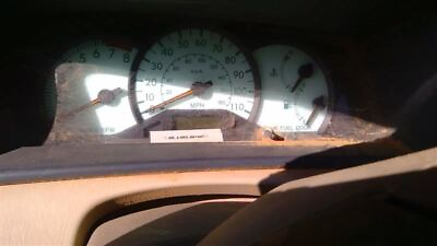 #ad Speedometer Cluster Only Thru 4 04 MPH White Face Le Fits 03 04 Toyota Corolla $67.14