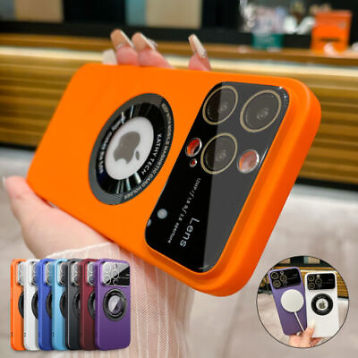 For iPhone 15 Pro Max 14 13 Pro 12 Mag Safe Magnetic Lens Shockproof Case Cover $8.83