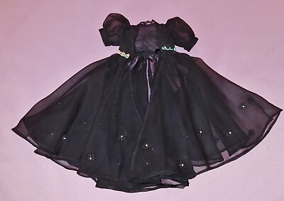 #ad ORIGINAL BLACK NEGLIGEE SET for ANNE SHIRLEY DOLL by EFFANBEE $33.99