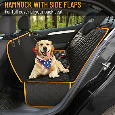 #ad Pet Dog Seat Cover for Truck Suv Car Back Seat Protector Hammock Mat Waterproof $33.99