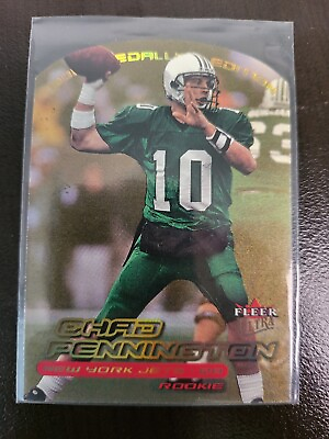 #ad 2000 Fleer Ultra Chad Pennington RC HOLD MEDALLION card #226 G $3.99