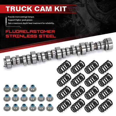 #ad New Truck Camshaft Kit Stage 2 Cam Valve Springs Seals For LS 4.8 5.3 6.0 6.2L $109.90