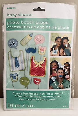 #ad NEW Baby Shower Photo Props 10pk $5.00