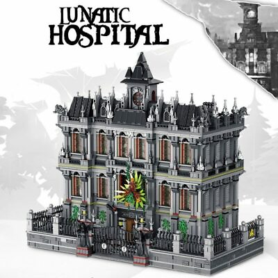 #ad 7527pcs Modular Building Panlosbrick Lunatic Hospital Block Brick Set AU $499.99