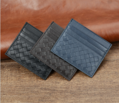 #ad New Slim Leather Wallet Card Holder Front Pocket Wallets Credit ID Pocket Thin $8.99