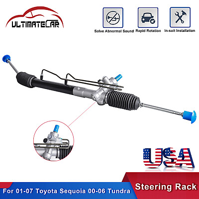 #ad Power Steering Rack amp; Pinion ASSY For 2001 2007 Toyota Sequoia 2000 2006 Tundra $153.96