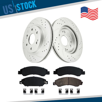 #ad Front amp; Rear Rotors Brake Pads for Chevrolet Traverse GMC Acadia Buick Enclave $182.54