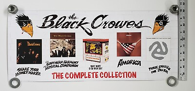 #ad Black Crowes By Your Side Rare 10x24 Collectible #x27;98 Record Promo 2 Sided Poster $17.09
