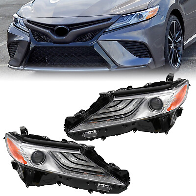 #ad Headlight Headlamp for 2018 2022 Toyota Camry XSE XLE Leftamp;Right Side $272.57