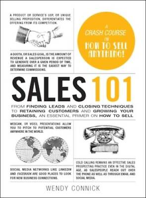 #ad Sales 101: From Finding Leads and Closing Techniques to Retaining Custome GOOD $6.97