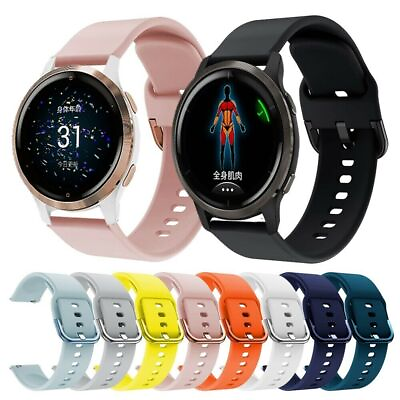 #ad Wristwatch Strap For All Garmin Smart Watch Models Strap Silicone Wrist Band GBP 4.45