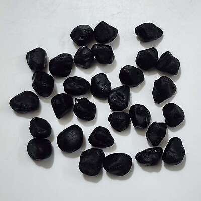 #ad 100% Natural Attractive Black Spinel Raw 30 Piece Lot 112 Crt Loose Gemstone $23.61