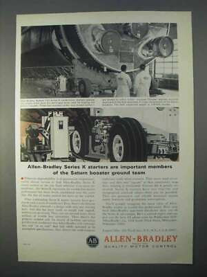 #ad 1966 Allen Bradley Series K Starters Ad Saturn $19.99